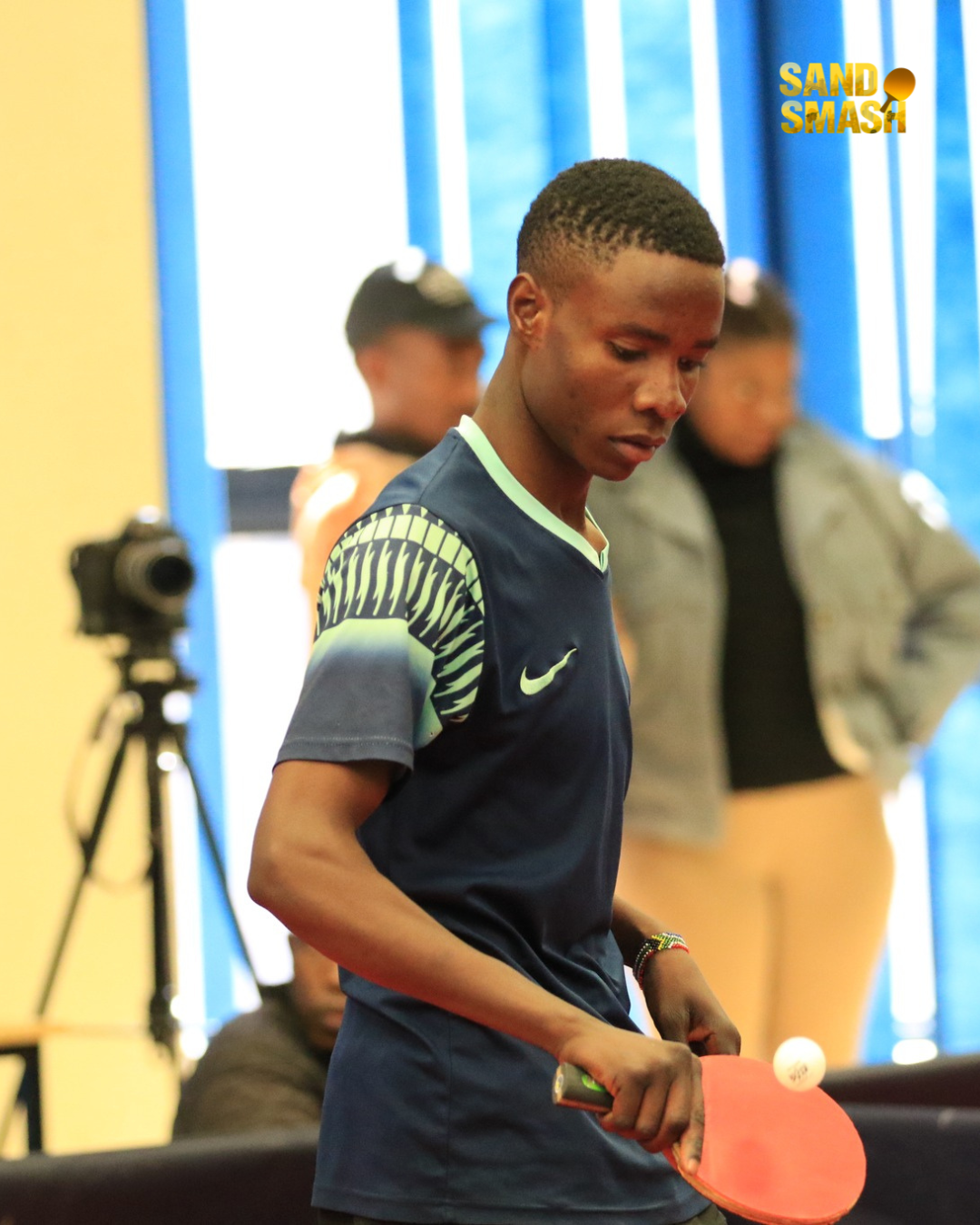 Charles Banda, six-time Zambian national table tennis champion