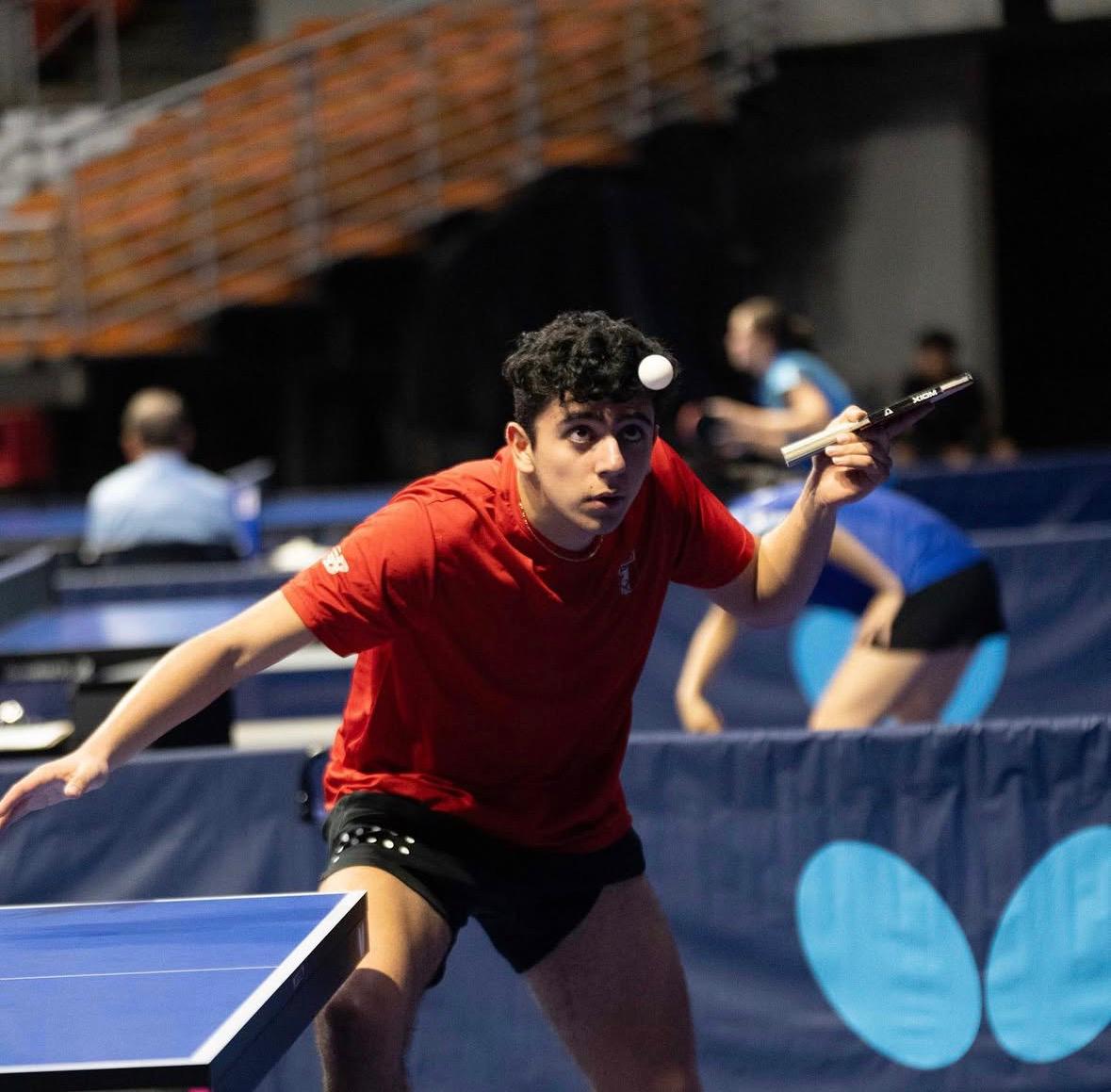 Nano Fernández compitiendo por Perú