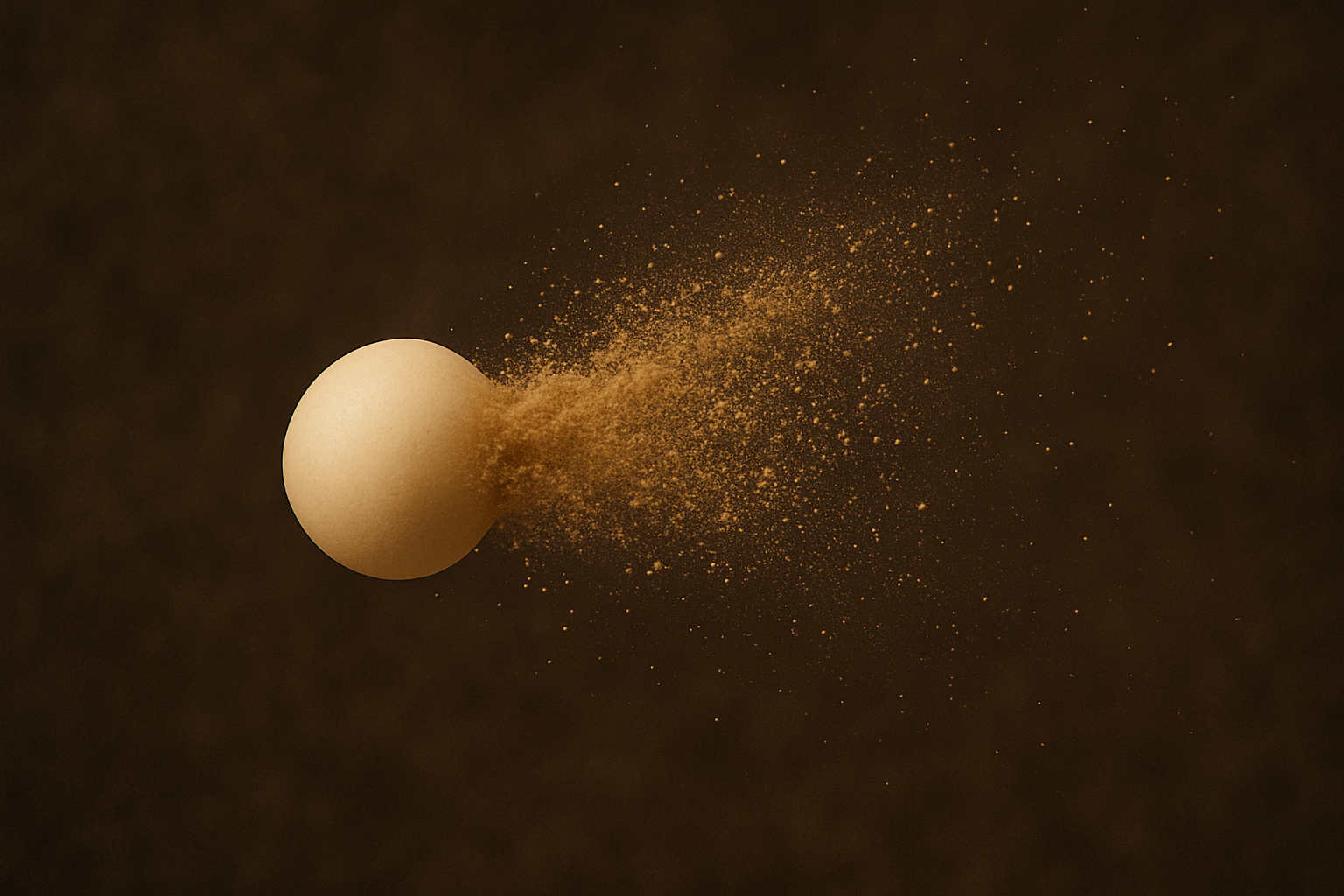 Disintegrating ping pong ball - Sand Smash